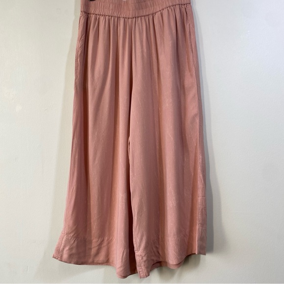 saturday sunday Pants - Anthropologie Saturday Sunday Chic Blush Wide Leg Lounge Pants